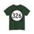 PR tertiary 326 (Puerto Rico) (Road Sign) T-Shirt