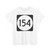 PR tertiary 154 (Puerto Rico) (Road Sign) T-Shirt