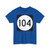 PR tertiary 104 (Puerto Rico) (Road Sign) T-Shirt
