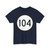 PR tertiary 104 (Puerto Rico) (Road Sign) T-Shirt
