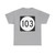 PR tertiary 103 (Puerto Rico) (Road Sign) T-Shirt