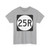 PR tertiary 25R (Puerto Rico) (Road Sign) T-Shirt