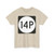 PR tertiary 14P (Puerto Rico) (Road Sign) T-Shirt