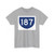 PR primary 187 (Puerto Rico) (Road Sign) T-Shirt