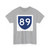 PR primary 89 (Puerto Rico) (Road Sign) T-Shirt