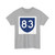 PR primary 83 (Puerto Rico) (Road Sign) T-Shirt