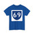 PR primary 69 (Puerto Rico) (Road Sign) T-Shirt