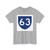 PR primary 63 (Puerto Rico) (Road Sign) T-Shirt