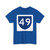 PR primary 49 (Puerto Rico) (Road Sign) T-Shirt