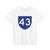 PR primary 43 (Puerto Rico) (Road Sign) T-Shirt