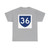 PR primary 36 (Puerto Rico) (Road Sign) T-Shirt