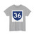 PR primary 36 (Puerto Rico) (Road Sign) T-Shirt