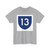 PR primary 13 (Puerto Rico) (Road Sign) T-Shirt