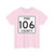 Pine County Route 106 MN (Minnesota) (Road Sign) T-Shirt