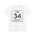 Pine County Route 34 MN (Minnesota) (Road Sign) T-Shirt