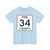 Pine County Route 34 MN (Minnesota) (Road Sign) T-Shirt