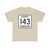 Perry Township Route 143 Logan County Ohio (Ohio) (Road Sign) T-Shirt