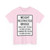 PBOT Road sign R6326 (Oregon) (Road Sign) T-Shirt