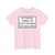 PBOT Road sign R6200A (Oregon) (Road Sign) T-Shirt