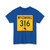 WY-316 (Wyoming) (Road Sign) T-Shirt
