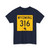 WY-316 (Wyoming) (Road Sign) T-Shirt