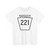 PA-221 1948 (Pennsylvania) (Road Sign) T-Shirt