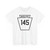 PA-145 1926 (Pennsylvania) (Road Sign) T-Shirt