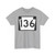 PA-136 (Pennsylvania) (Road Sign) T-Shirt
