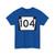 PA-104 (Pennsylvania) (Road Sign) T-Shirt
