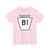 PA-81 1926 (Pennsylvania) (Road Sign) T-Shirt
