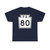 PA-80 1960 (Pennsylvania) (Road Sign) T-Shirt