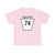 PA-74 1926 (Pennsylvania) (Road Sign) T-Shirt