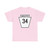 PA-34 1926 (Pennsylvania) (Road Sign) T-Shirt