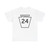 PA-24 1948 (Pennsylvania) (Road Sign) T-Shirt