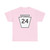 PA-24 1948 (Pennsylvania) (Road Sign) T-Shirt