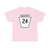 PA-24 1926 (Pennsylvania) (Road Sign) T-Shirt