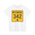 WY-342 (Wyoming) (Road Sign) T-Shirt