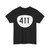 OR 411 (Oregon) (Road Sign) T-Shirt