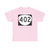 OR 402 (Oregon) (Road Sign) T-Shirt