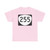 OR 255 (Oregon) (Road Sign) T-Shirt