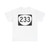 OR 233 (Oregon) (Road Sign) T-Shirt