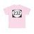 OR 232 (Oregon) (Road Sign) T-Shirt