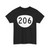 OR 206 (Oregon) (Road Sign) T-Shirt