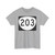 OR 203 (Oregon) (Road Sign) T-Shirt