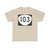 OR 103 (Oregon) (Road Sign) T-Shirt