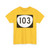 OR 103 (Oregon) (Road Sign) T-Shirt