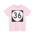 OR 36 (Oregon) (Road Sign) T-Shirt