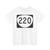 OR 220 (Oregon) (Road Sign) T-Shirt