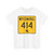 WY-414 (Wyoming) (Road Sign) T-Shirt