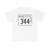 Oklahoma State Highway 344 (Oklahoma) (Road Sign) T-Shirt